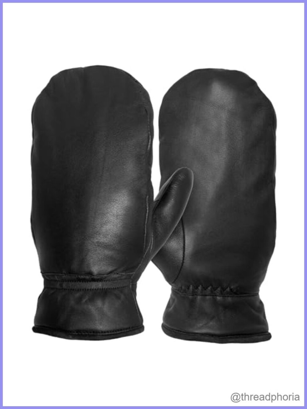 Leather Mittens Hi-Loft Sherpa Lining Sheepskin Winter Warm